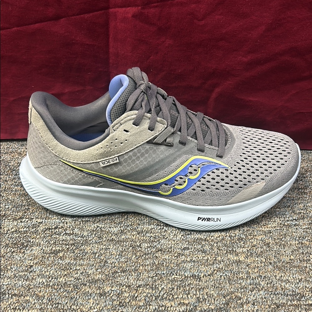 Saucony Gray and Blue Athletic Shoes
